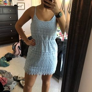 Light Blue Mini Dress